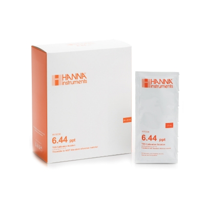 TDS校准液 800 mg/L (ppm) /20ml/袋(25 袋/盒)HI70080P